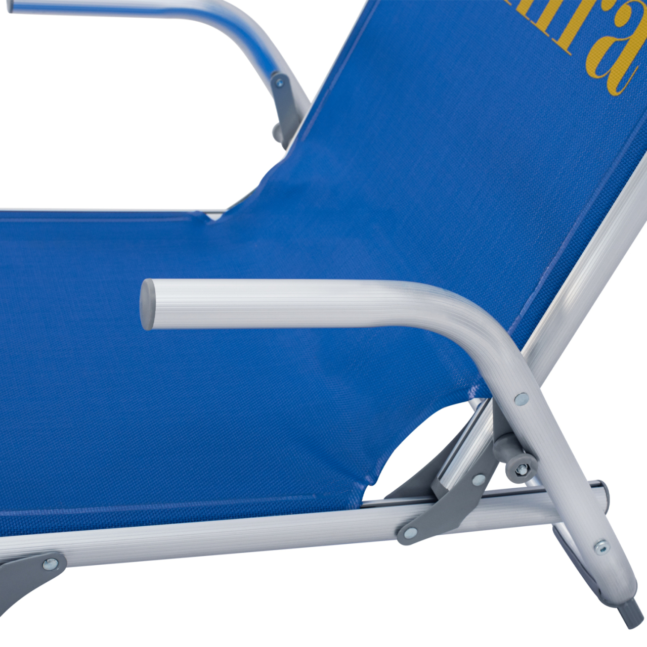BEACH CHAIR HEAVY DUTY ALUMINUM ALMIRA HM5053.01 BLUE TEXTILENE--HIGH BACKREST 55x71x66Hcm [7]
