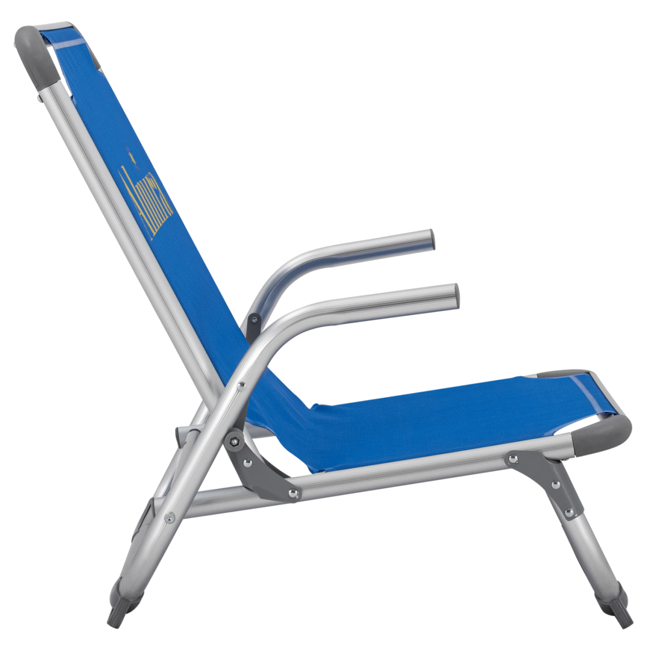 BEACH CHAIR HEAVY DUTY ALUMINUM ALMIRA HM5053.01 BLUE TEXTILENE--HIGH BACKREST 55x71x66Hcm [4]