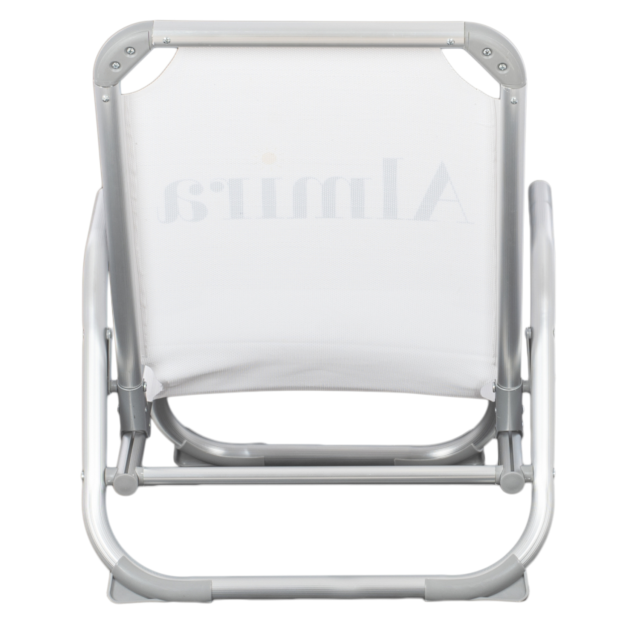 BEACH CHAIR HEAVY DUTY ALUMINUM ALMIRA HM5053.03 WHITE TEXTILENE--HIGH BACKREST 55x71x66Hcm [6]