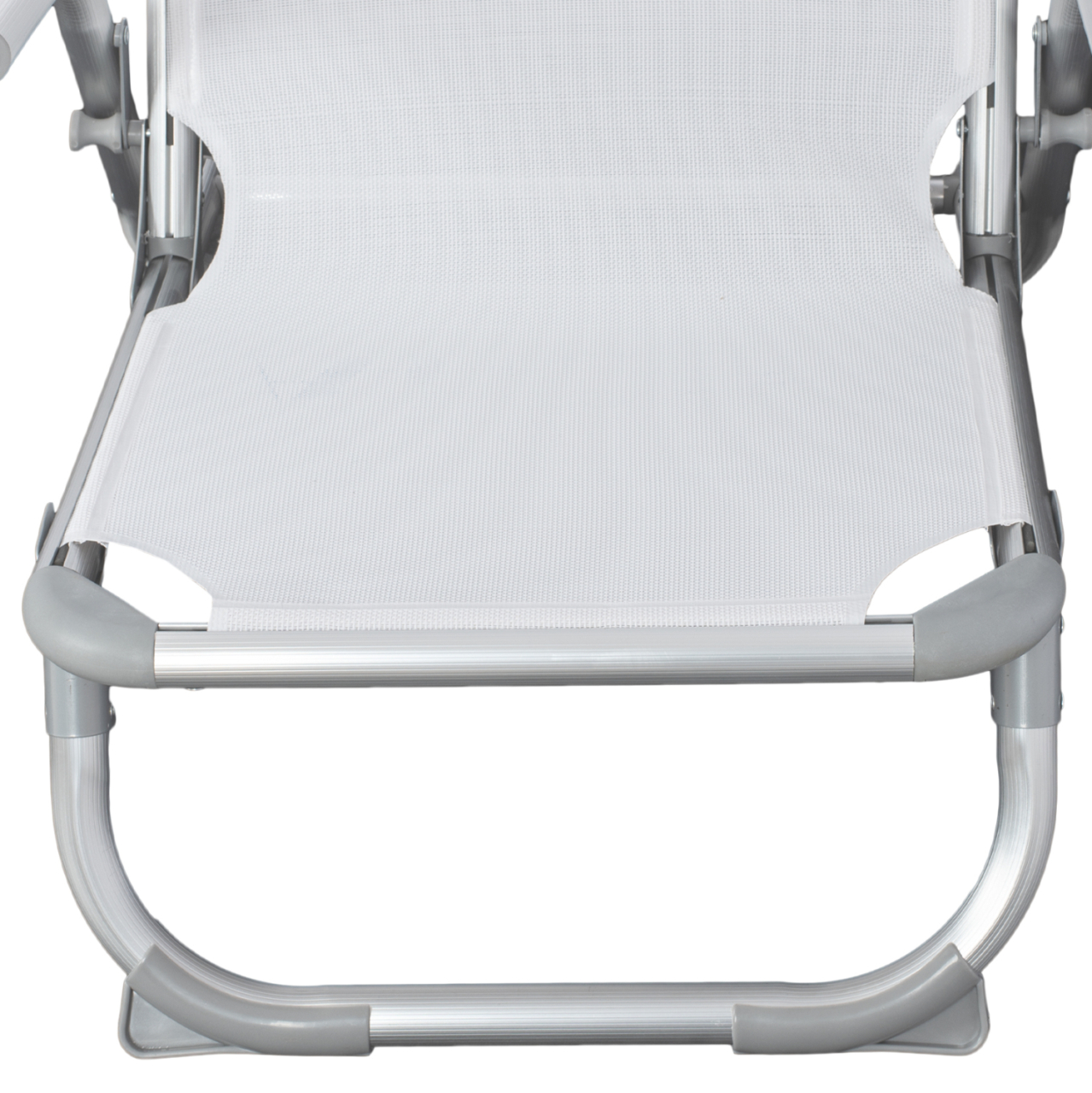 BEACH CHAIR HEAVY DUTY ALUMINUM ALMIRA HM5053.03 WHITE TEXTILENE--HIGH BACKREST 55x71x66Hcm [9]
