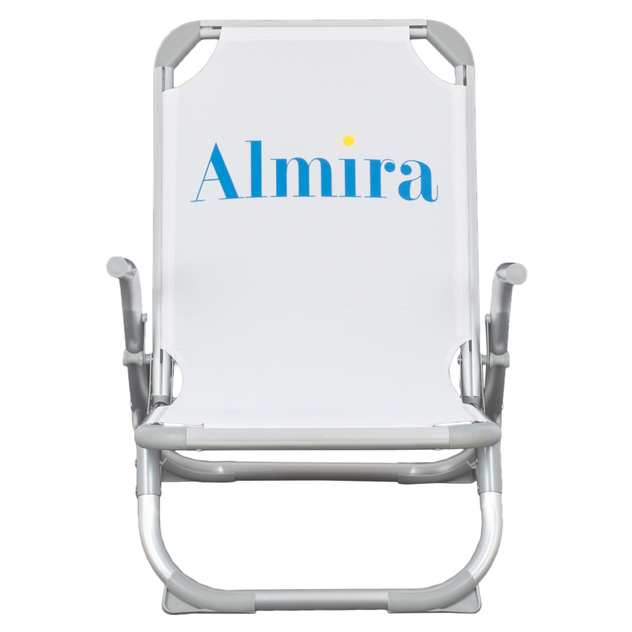 BEACH CHAIR HEAVY DUTY ALUMINUM ALMIRA HM5053.03 WHITE TEXTILENE--HIGH BACKREST 55x71x66Hcm [3]