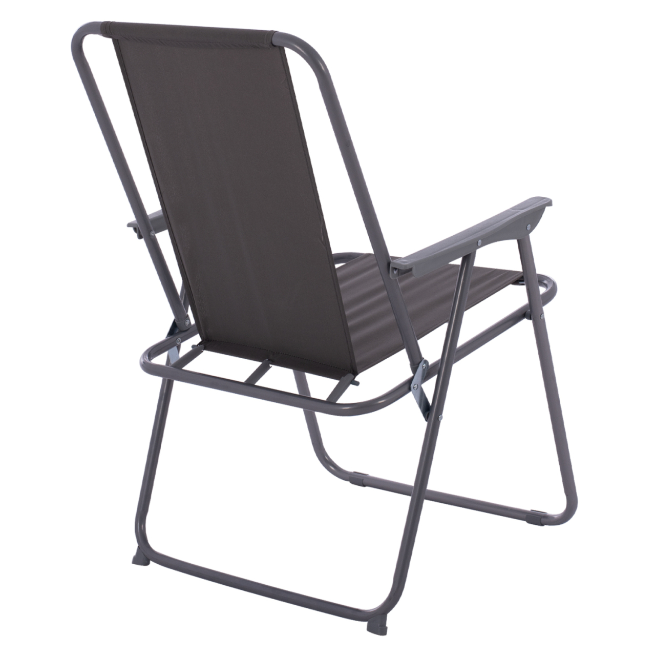 BEACH CHAIR HM5148.01, GREY FABRIC, METAL FRAME, HIGH BACK [5]