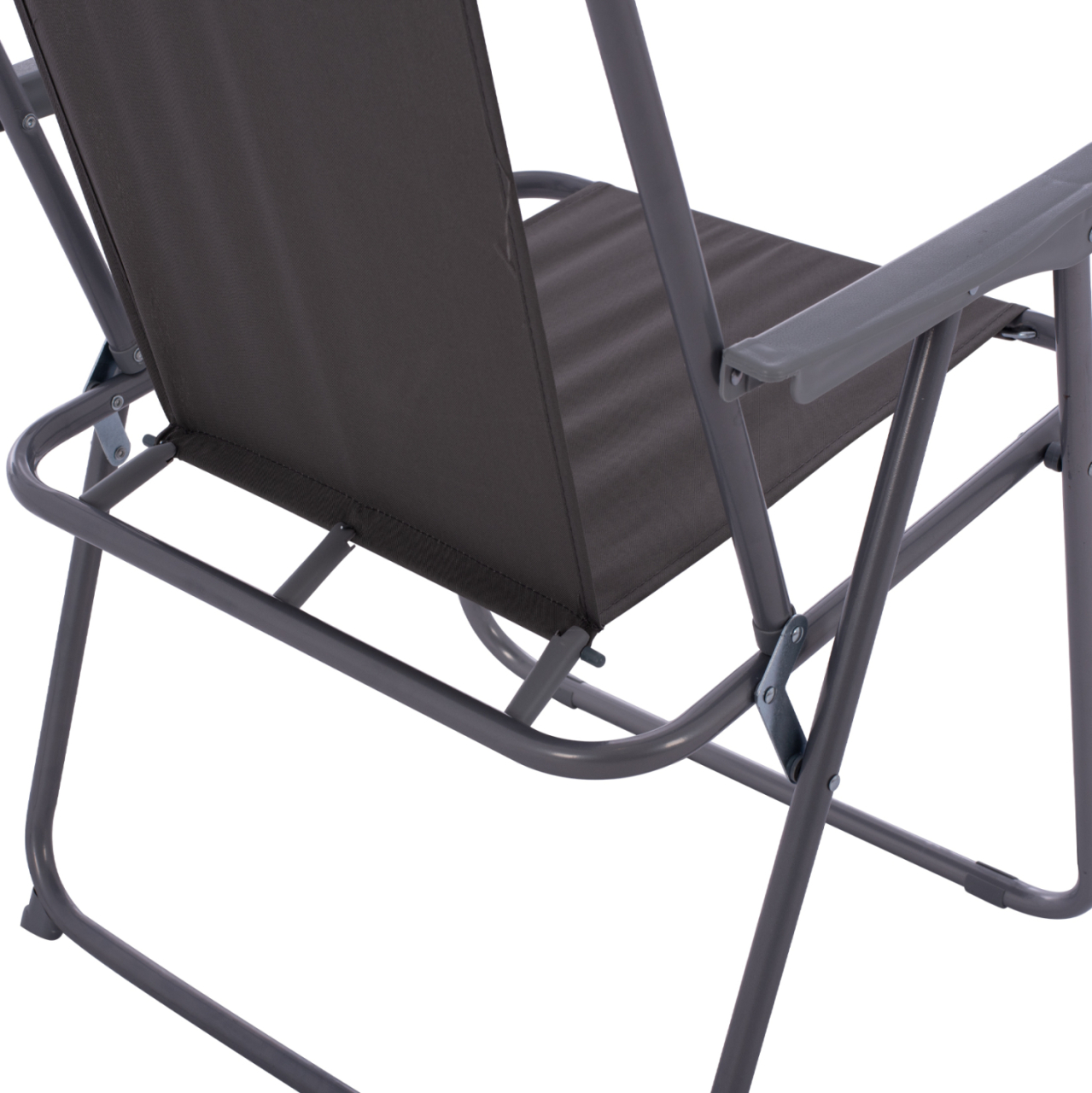 BEACH CHAIR HM5148.01, GREY FABRIC, METAL FRAME, HIGH BACK [9]