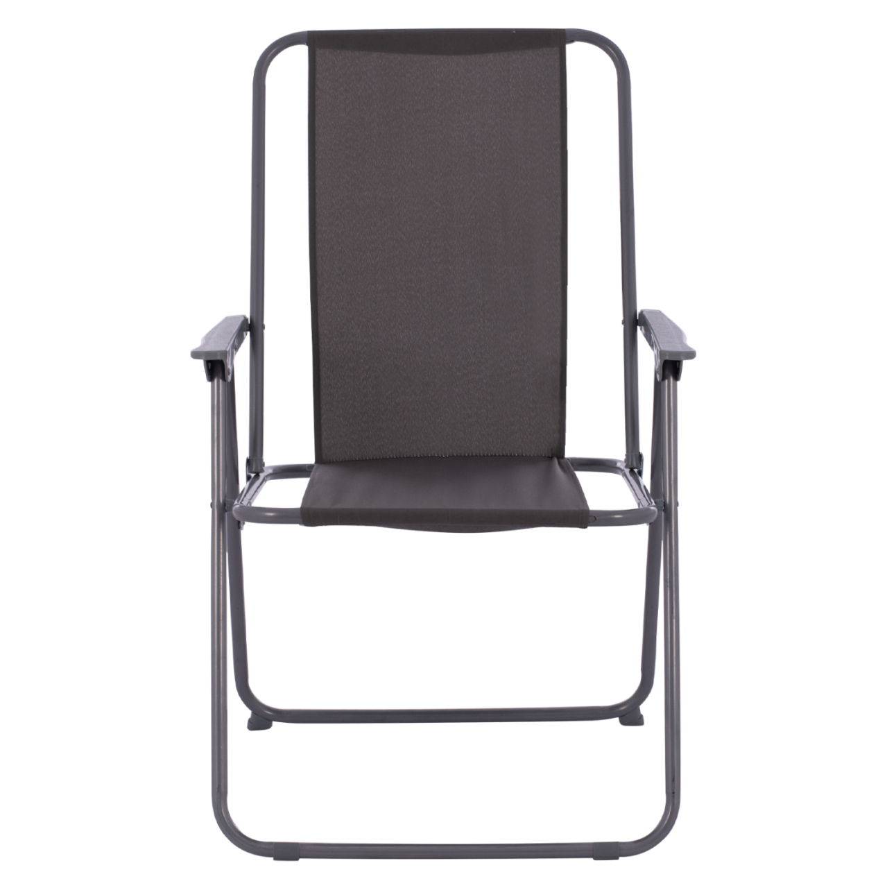 BEACH CHAIR HM5148.01, GREY FABRIC, METAL FRAME, HIGH BACK [3]