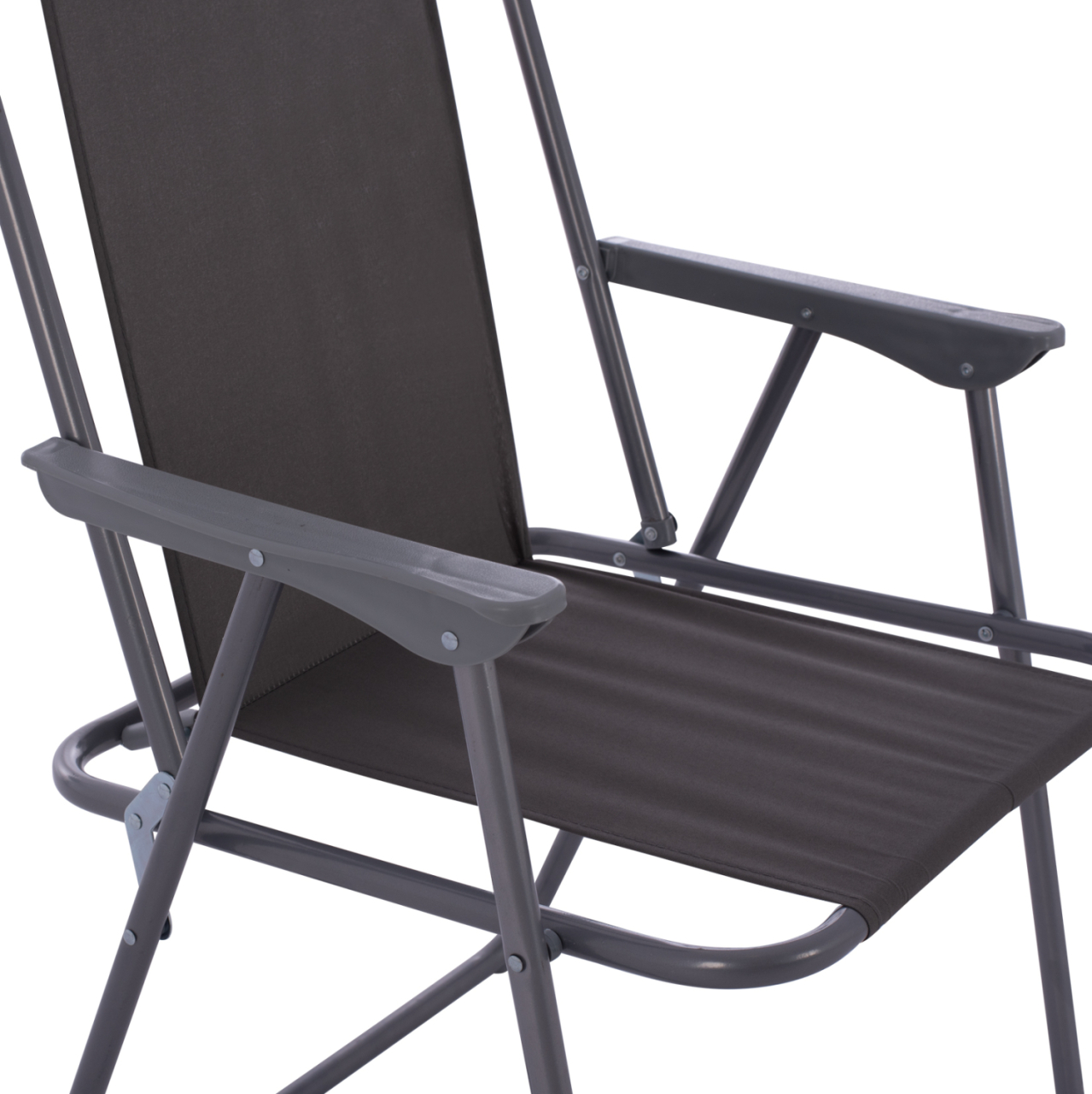 BEACH CHAIR HM5148.01, GREY FABRIC, METAL FRAME, HIGH BACK [8]