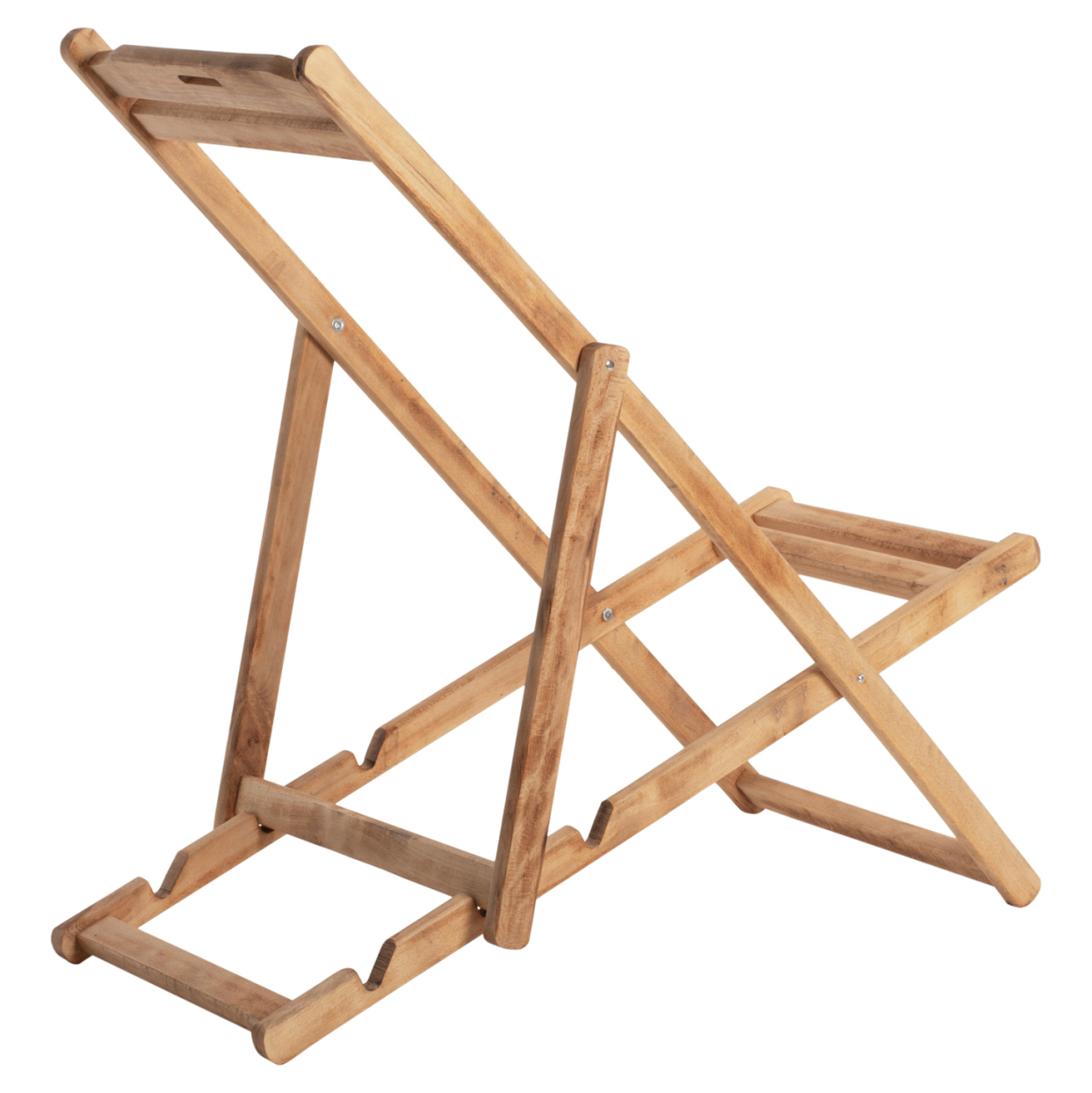 BEACH CHAIR HM5798.02 NO ARMS SOLID BEECH WOOD NATURAL COLOR IMPREGNATED [5]