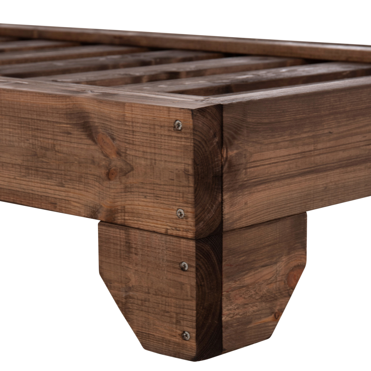 BEACH LOUNGER HEAVY-DUTY KORINOS HM10779.01 IMPREGNATED PINE WOOD IN WALNUT 79x204x77Hcm. [8]