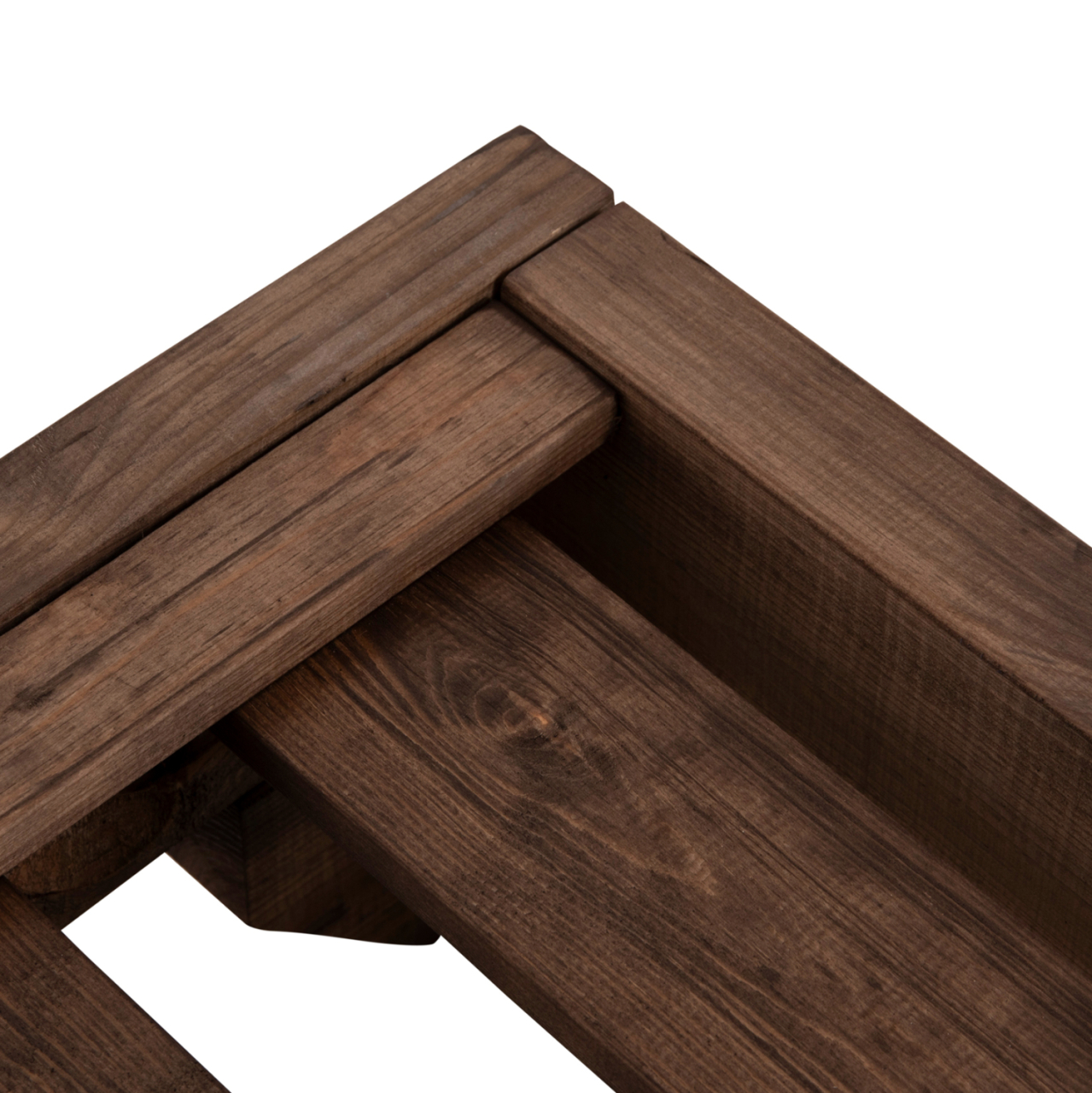 BEACH LOUNGER HEAVY-DUTY KORINOS HM10779.01 IMPREGNATED PINE WOOD IN WALNUT 79x204x77Hcm. [9]