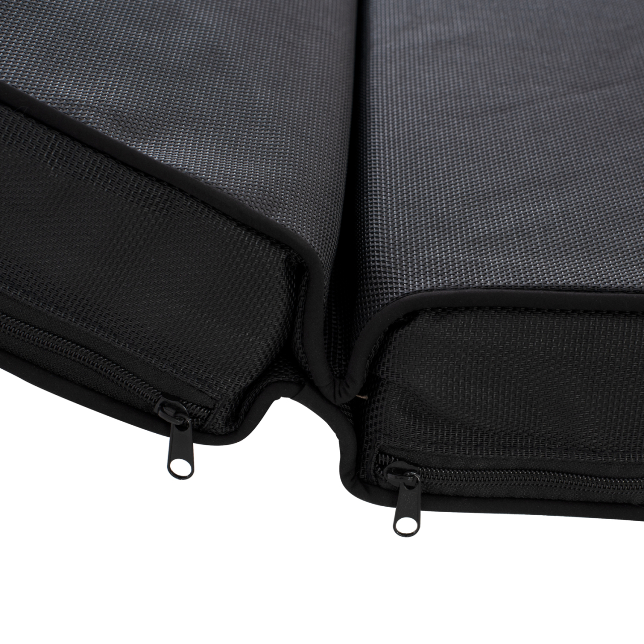 BEACH LOUNGER KORINOS HM10772.05T PINE WOOD IN WALNUT--CUSHION IN BLACK 79x204x77Hcm. [9]