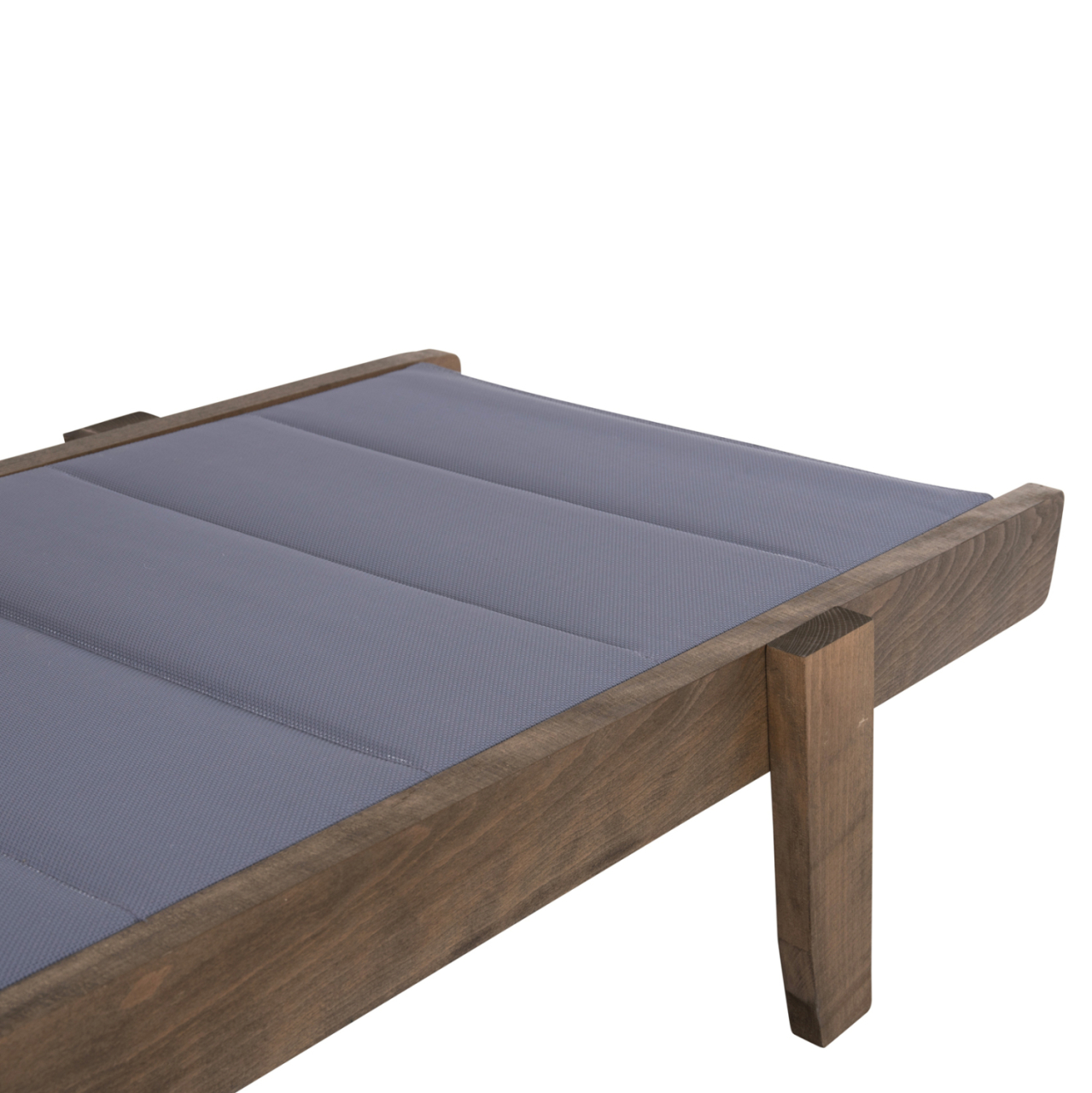 BEACH LOUNGER MILOS HM10685.02 BEECH WOOD IN WALNUT-GREY TEXTILENE CUSHION COVER 204x65x92,5Hcm. [8]