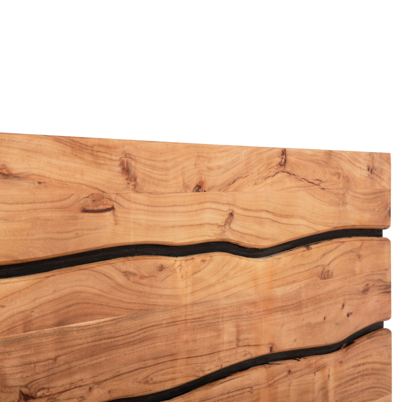 Bed ALICIA HM8359.11,metal and solid acacia wood,160Χ200 [7]