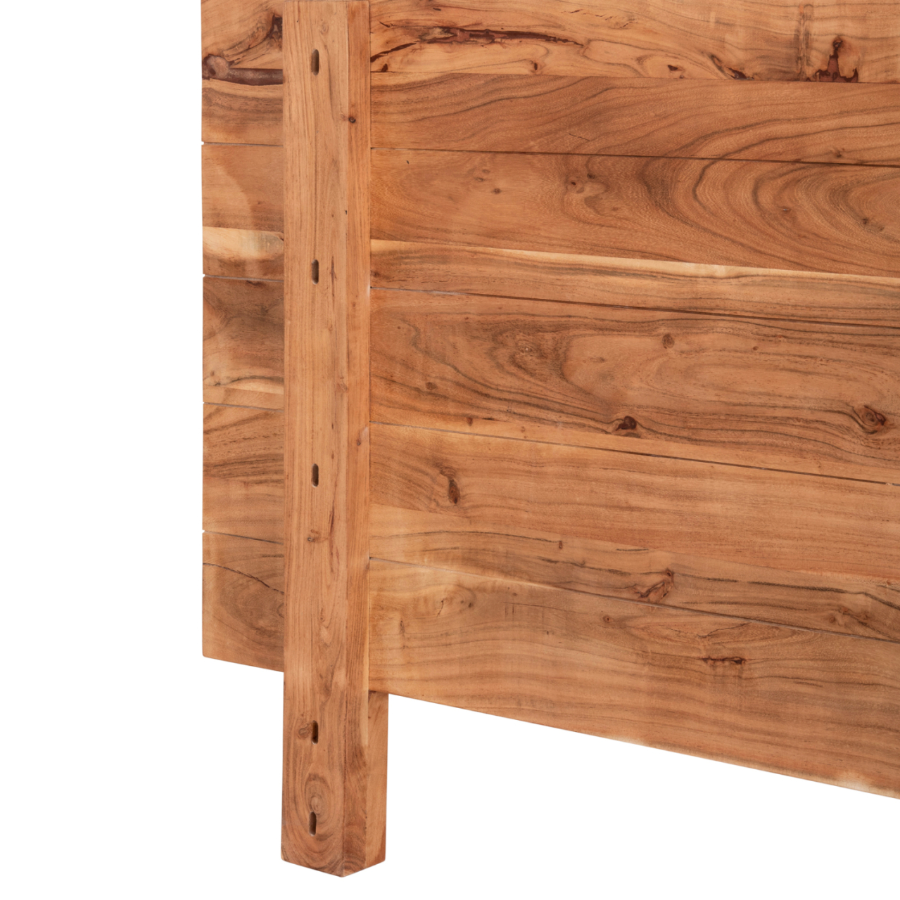 Bed ALICIA HM8359.11,metal and solid acacia wood,160Χ200 [9]