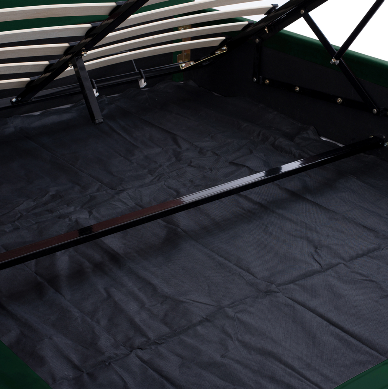 BED ALLIE HM584.13 160X200 WITH STORAGE SPACE IN CYPRESS GREEN [10]