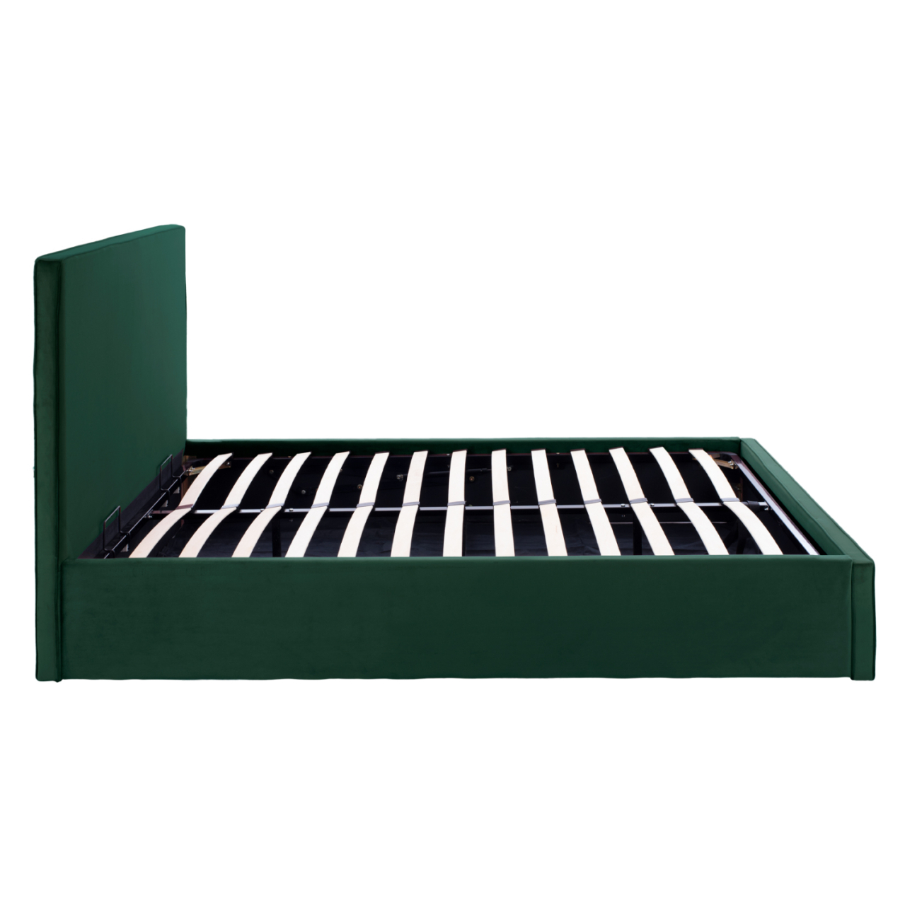 BED ALLIE HM584.13 160X200 WITH STORAGE SPACE IN CYPRESS GREEN [6]