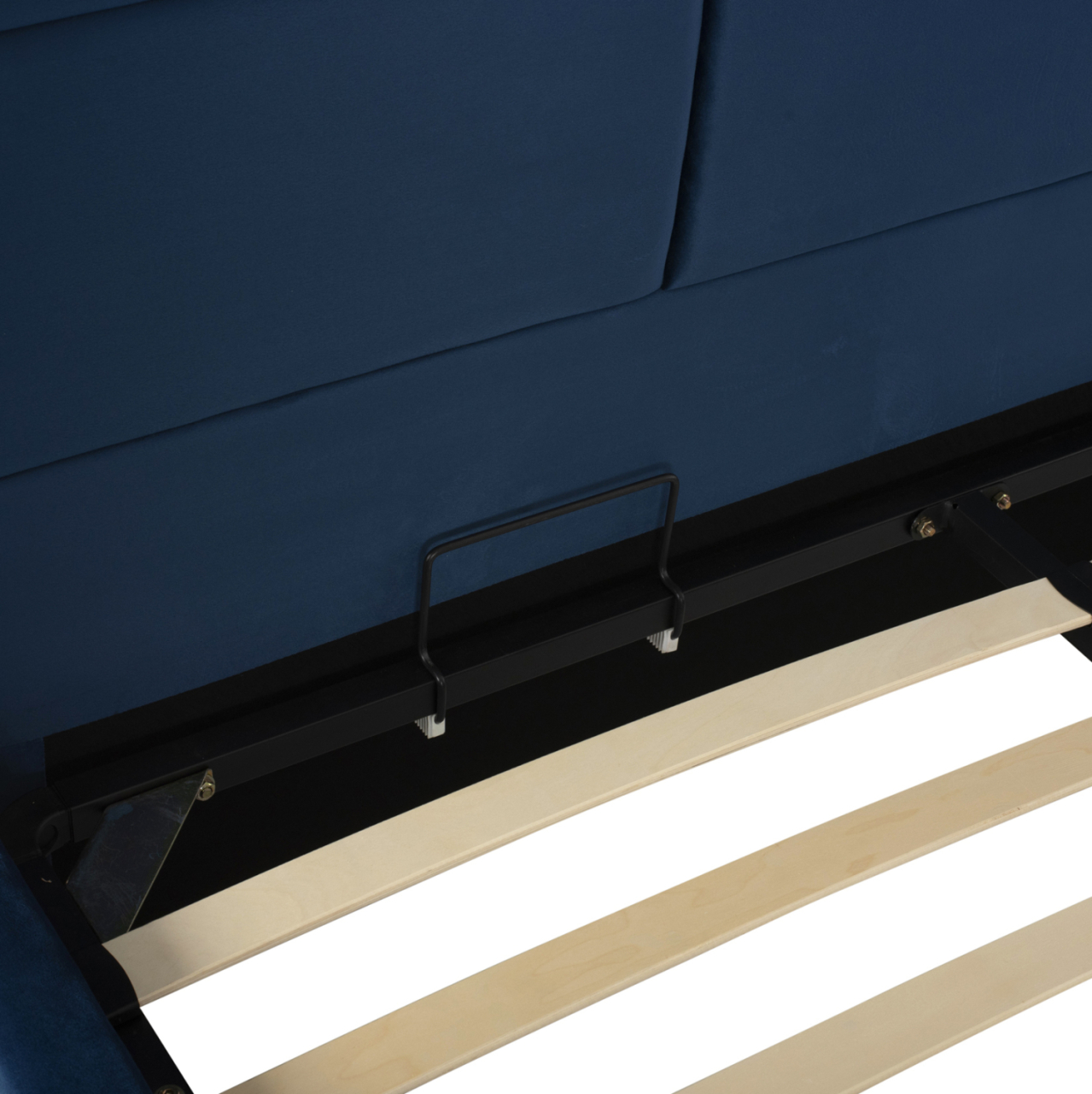 BED BRILEY HM583.08 BLUE VELVET WITH STORAGE SPACE 160X200cm. [6]