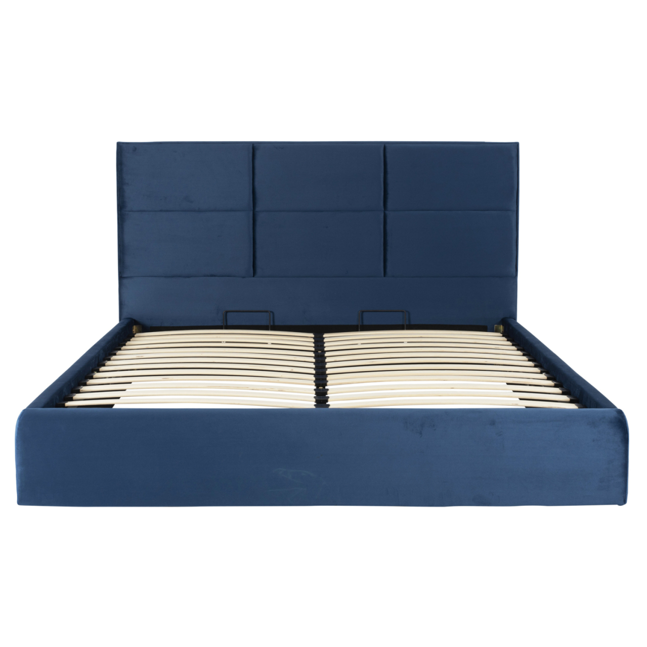 BED BRILEY HM583.08 BLUE VELVET WITH STORAGE SPACE 160X200cm. [5]