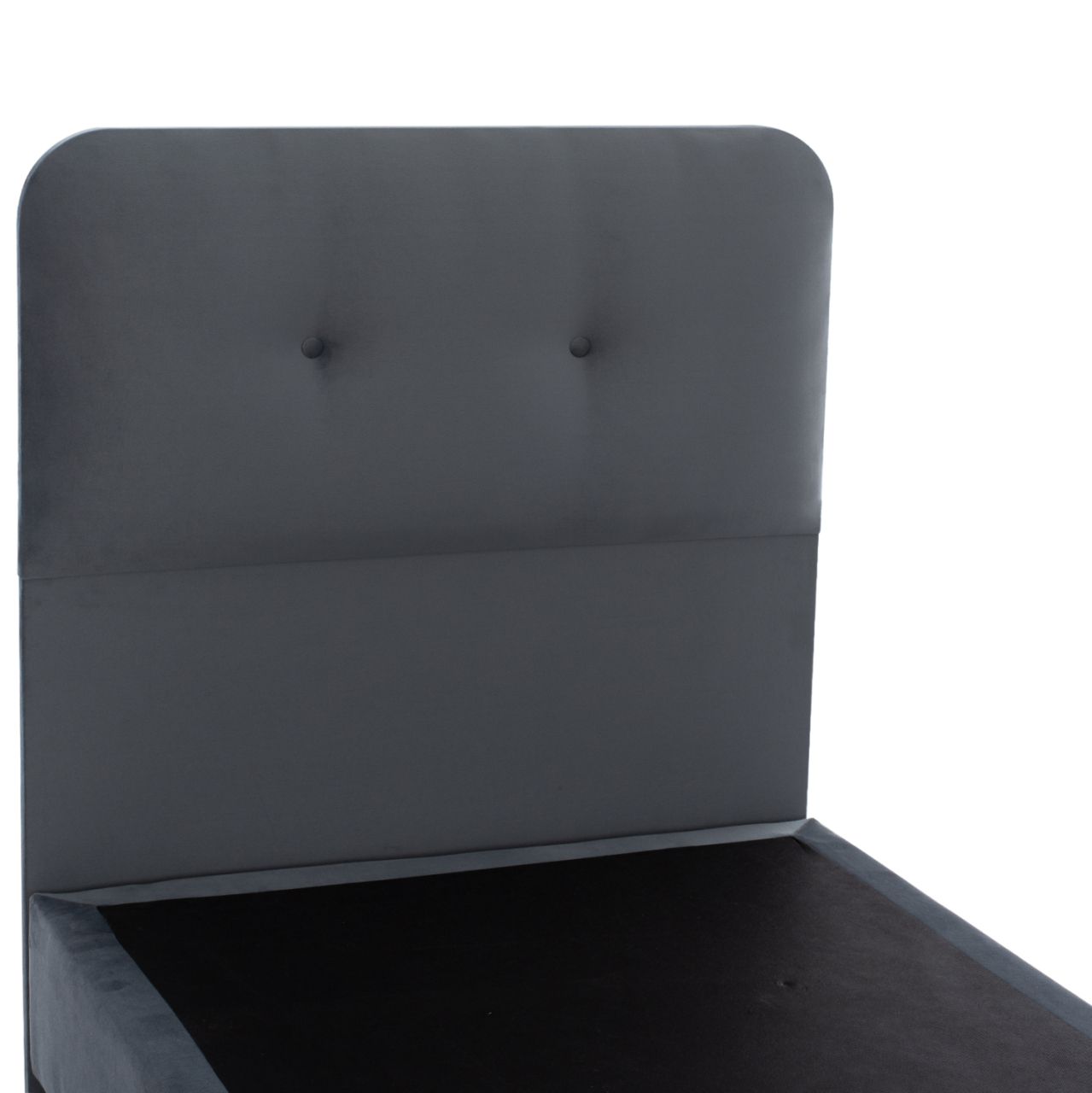 BED DOLORES HM649.10 GREY VELVET 90X200cm [6]