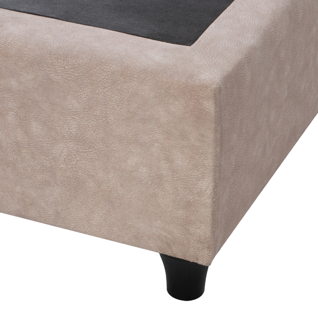 BED DOLORES HM649.22 BEIGE T.NUBUCK FABRIC 90X200 [8]