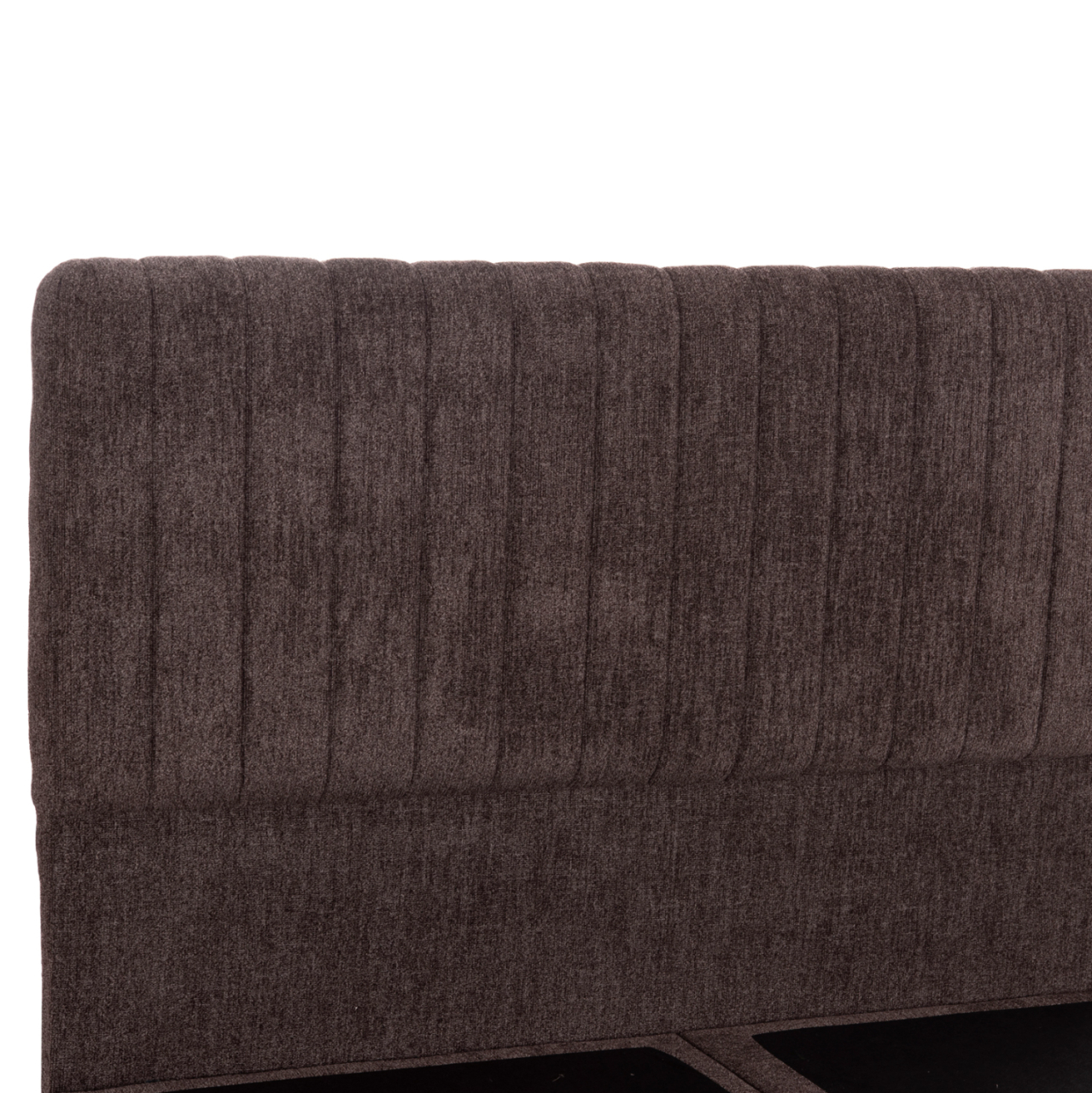 BED DOUBLE-SIZE LUTHER HM717.02 BROWN TEDDY FABRIC--FOR MATTRESS 160x200cm [6]