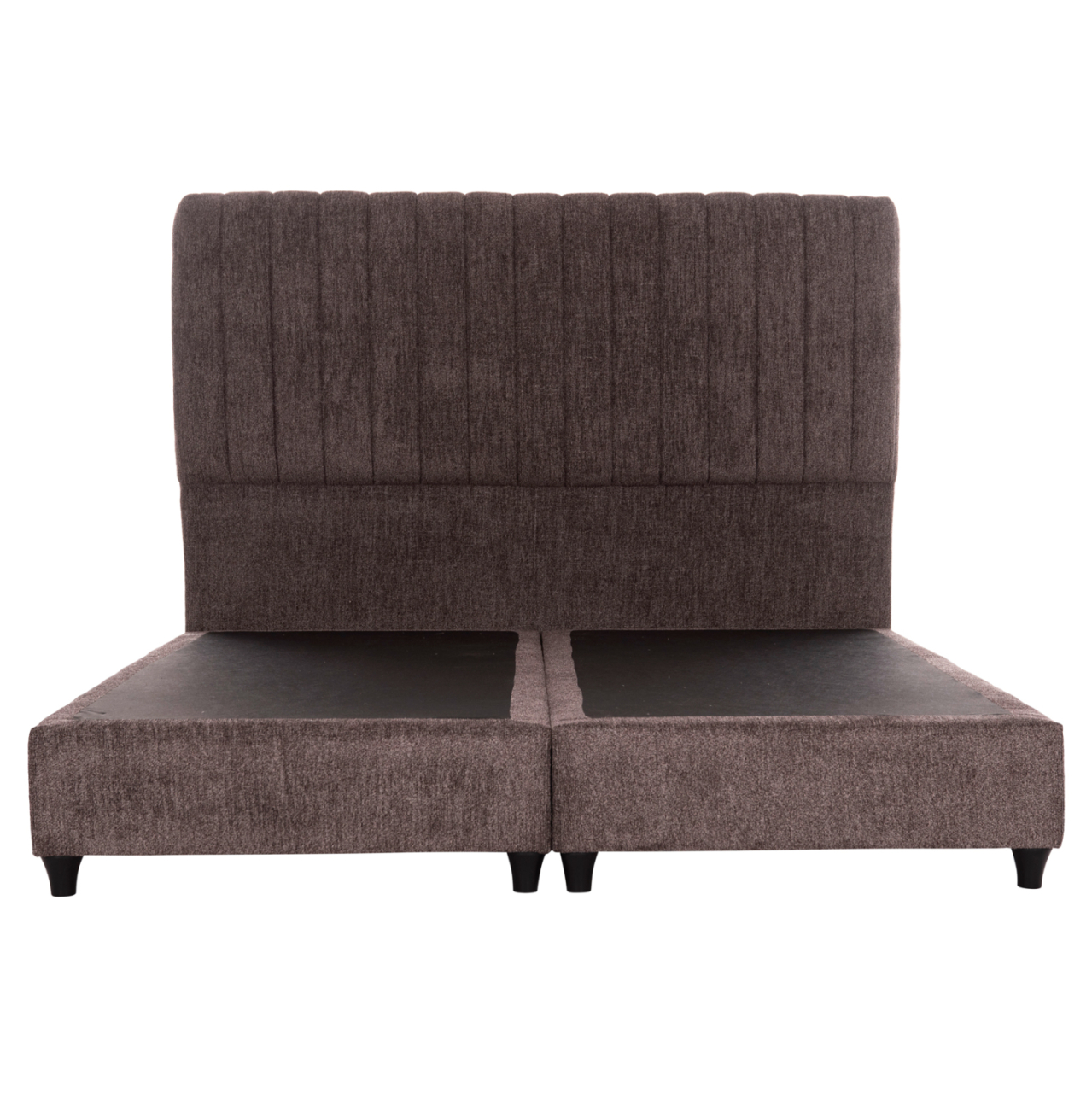 BED DOUBLE-SIZE LUTHER HM717.02 BROWN TEDDY FABRIC--FOR MATTRESS 160x200cm [4]