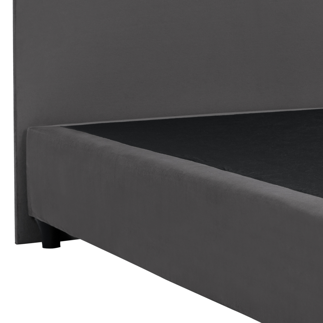 Bed HM648.10 DOLORES, grey velvet, 120x200cm [5]