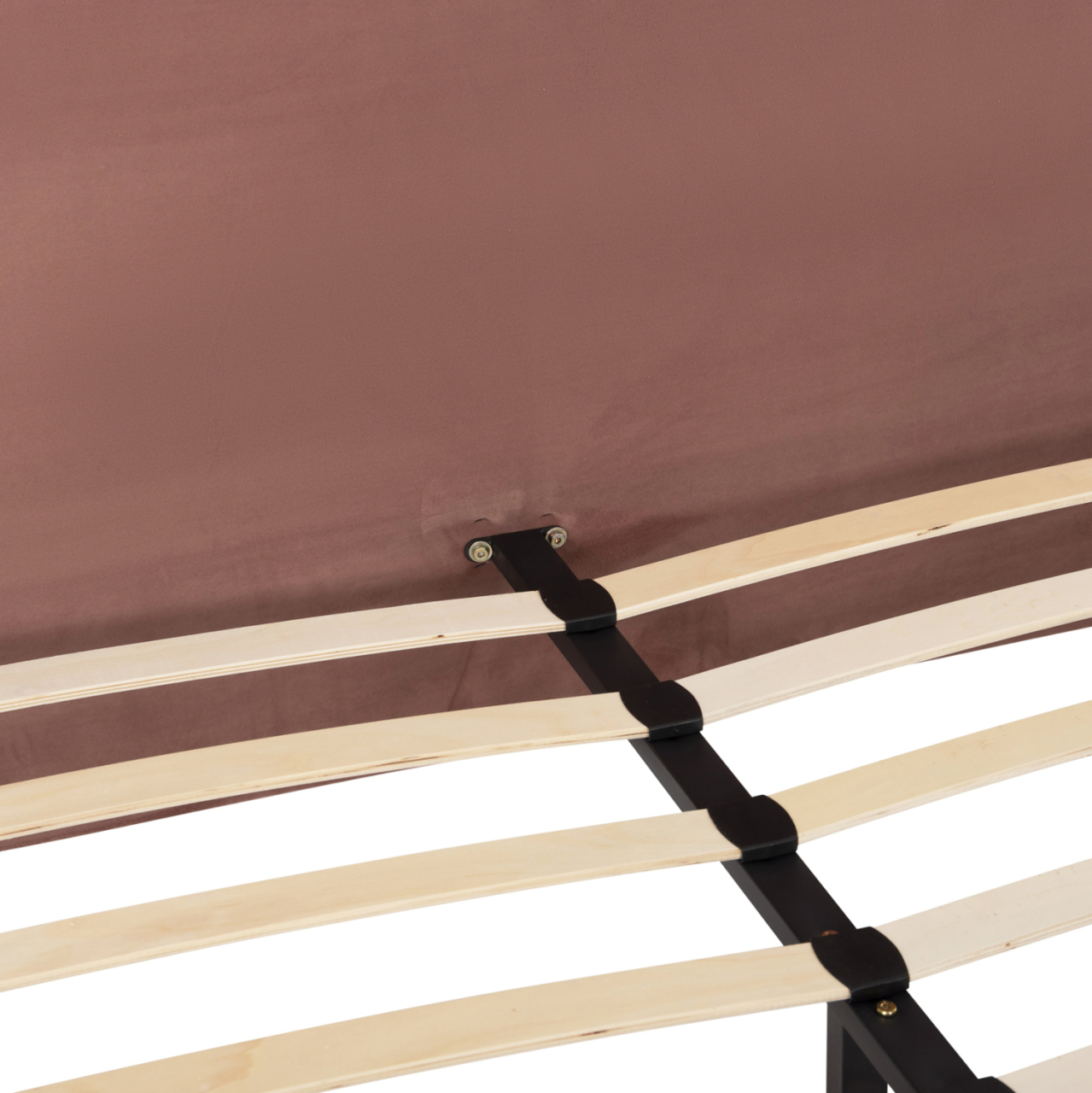 BED INDRA HM662.12 VELVET DUSTY PINK FOR MATTRESS 160x200cm. [6]
