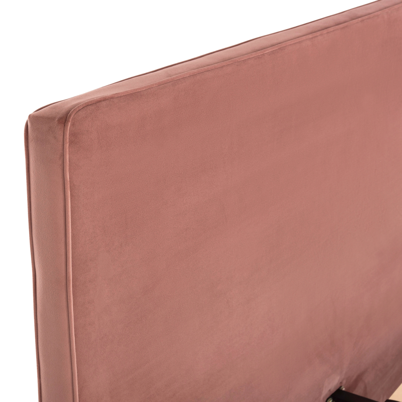 BED INDRA HM662.12 VELVET DUSTY PINK FOR MATTRESS 160x200cm. [9]