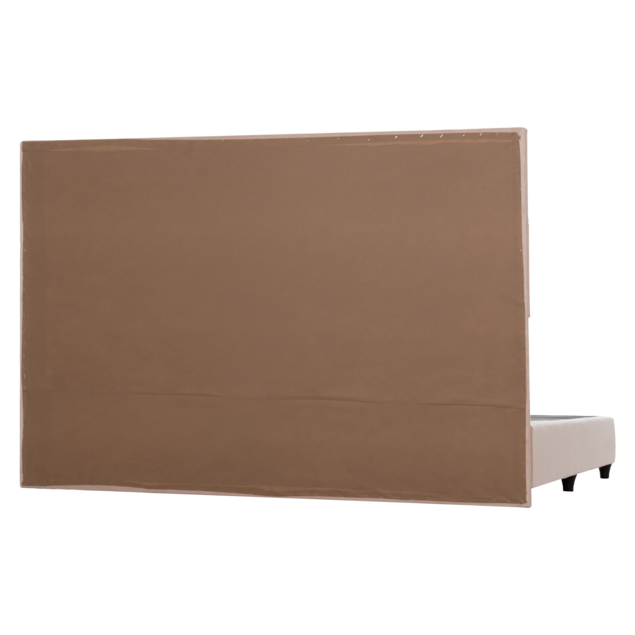 BED KING-SIZE MADE OF SAND BEIGE FABRIC MILO HM628.22 FOR MATTRESS 180x200cm. [6]