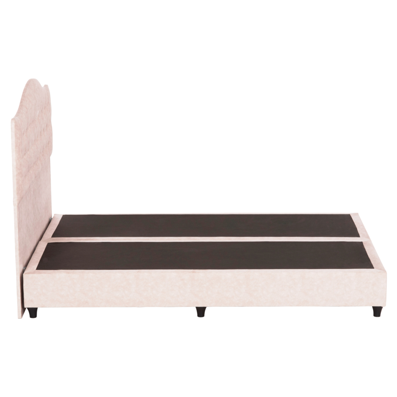 BED MALENA HM638.22 BEIGE FABRIC t.NUBUCK FOR MATTRESS 150x200cm. [5]