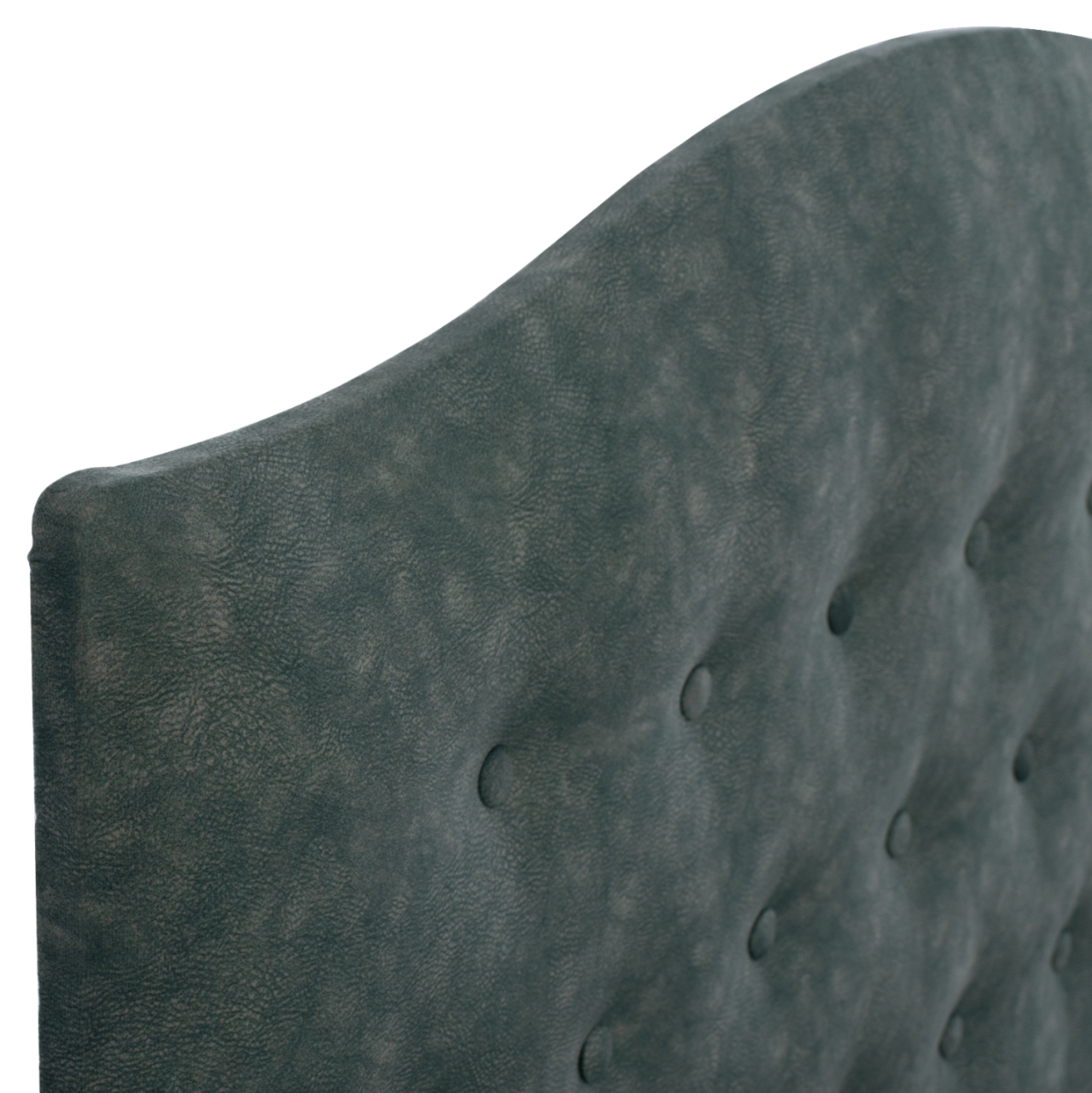 Bed MALENA HM647.27, green NUBUCK-type fabric, 120x200cm [10]