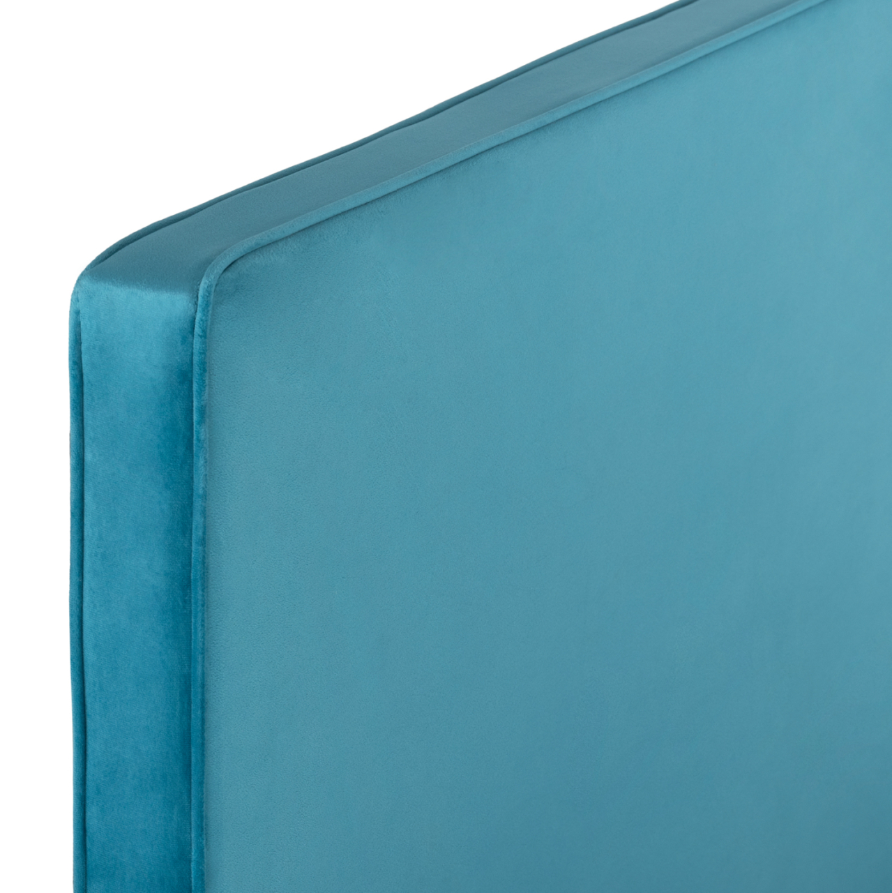 BED MAYLIN HM598.08 WITH BLUE-GREEN VELVET FOR MATTRESS 120x200cm. [8]