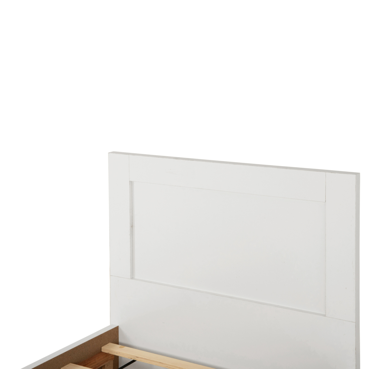 BED MELANY HM346.05 WITH 1 DRAWER- WHITE 90X190 cm. [7]