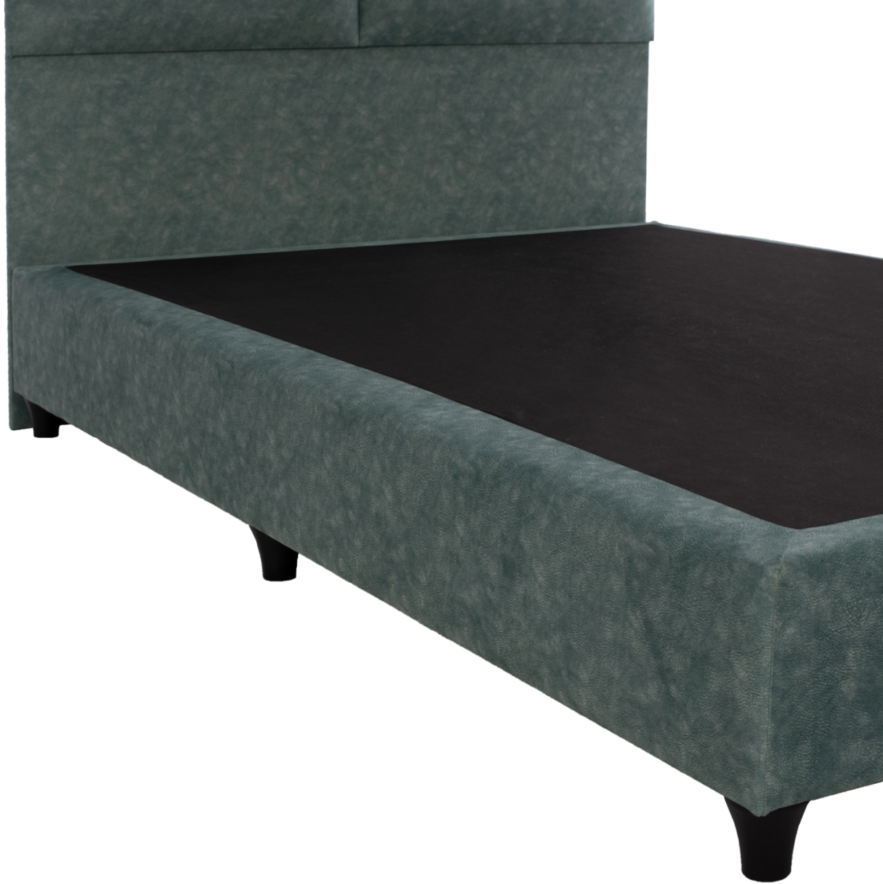 Bed Milo HM646.27, green NUBUCK-type fabric, 120x200cm [8]