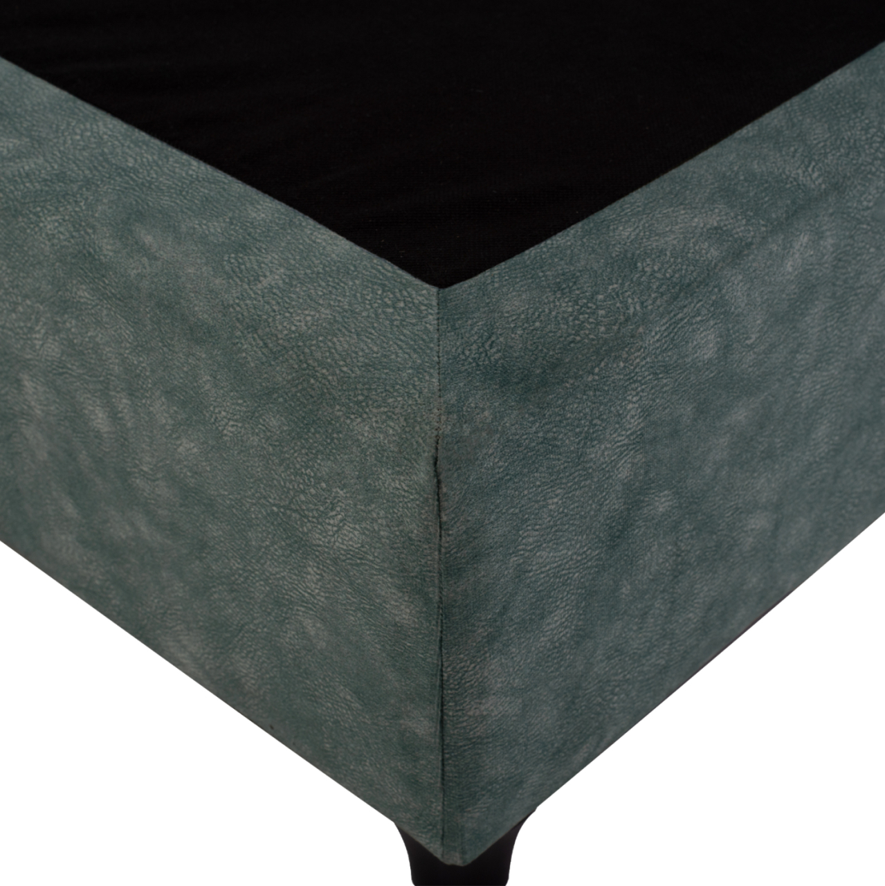 BED MILO HM652.27, GREEN NUBUCK-type FABRIC, 90X200cm [4]