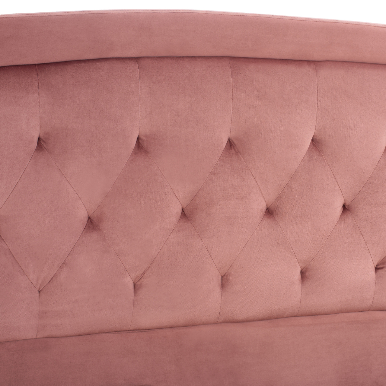 BED ODELIA VELVET DUSTY PINK WITH STORAGE HM581.02 185x212x113 cm. [7]