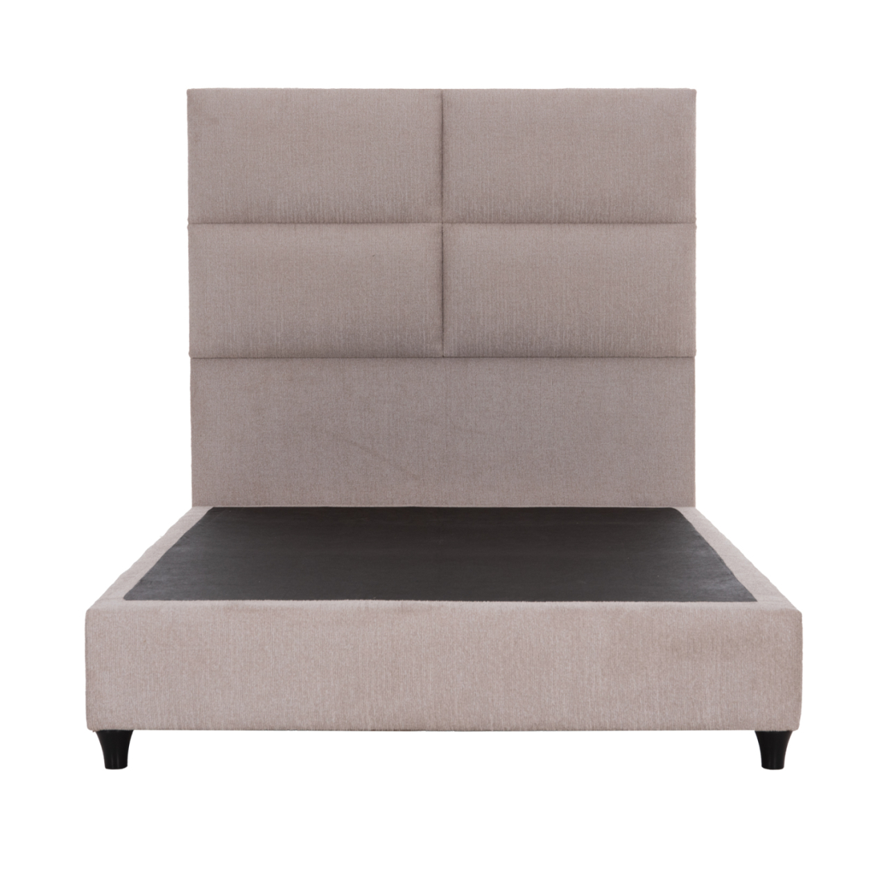 BED SEMI-DOUBLE WITH BEIGE FABRIC MILO HM646.32 FOR MATTRESS 120x200cm. [4]