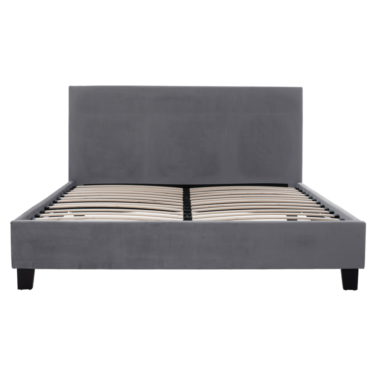 BED WITH MATTRESS BECCA HM10760.02 GREY FABRIC--FOR MATTRESS 150x200cm [4]