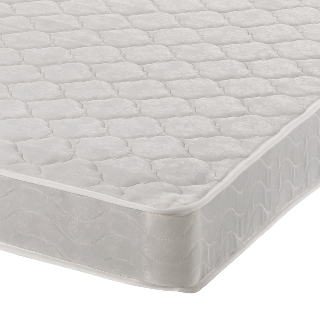 BED WITH MATTRESS BECCA HM21283.01 WHITE PU--FOR MATTRESS 150x200cm [6]