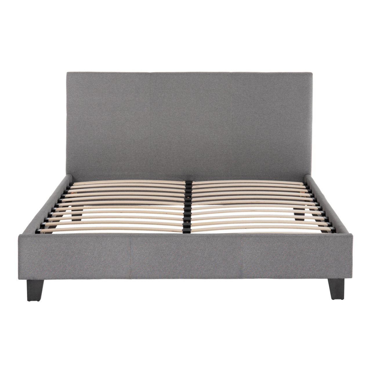 BED WITH MATTRESS BECCA HM21283.04 GREY FABRIC--FOR MATTRESS 150x200cm [4]