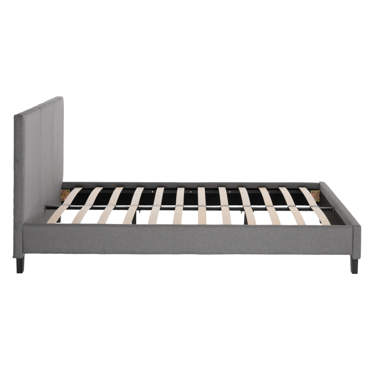 BED WITH MATTRESS BECCA HM21283.04 GREY FABRIC--FOR MATTRESS 150x200cm [5]