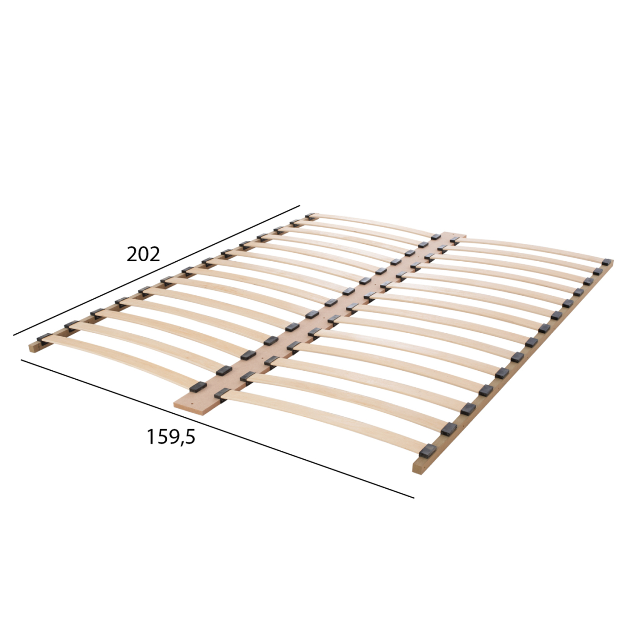 BEDROOM FURNITURE SET 6PCS ADLER HM11759 MELAMINE IN SONAMA OAK-FOR MATTRESS 160x200cm [3]