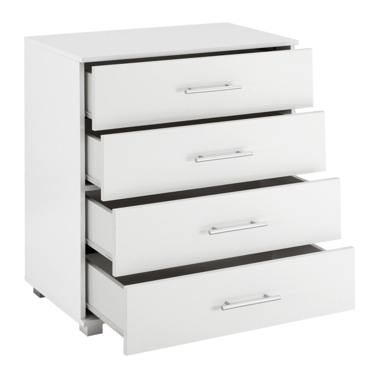 BEDROOM SET 6PCS CARLY HM10884.05 MELAMINE IN WHITE--GREY FABRIC [6]