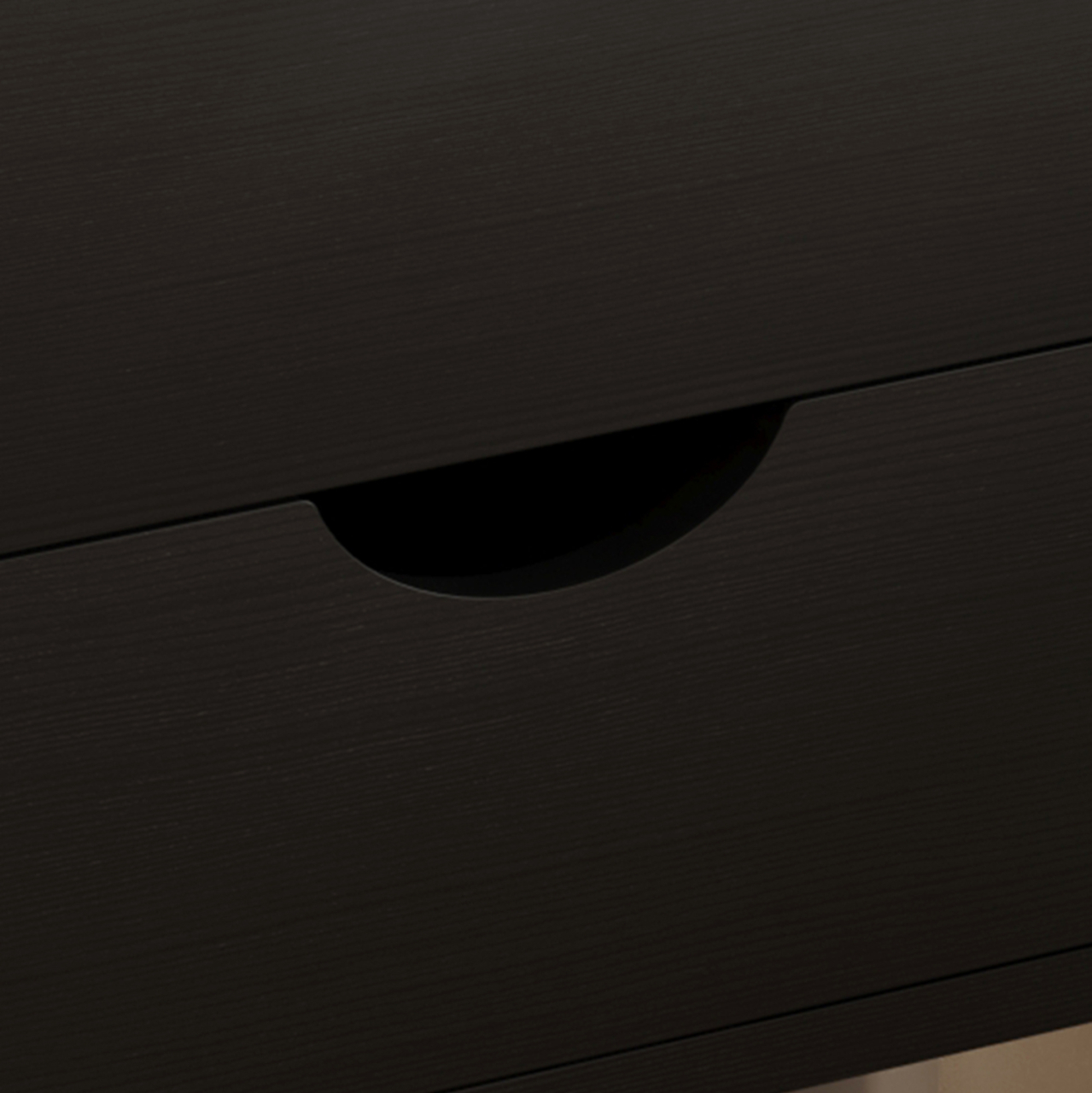 BEDSIDE STAND DINKL HM2472.02 MELAMINE-2 DRAWERS-WENGE 29.5x29.5x45Hcm. [8]