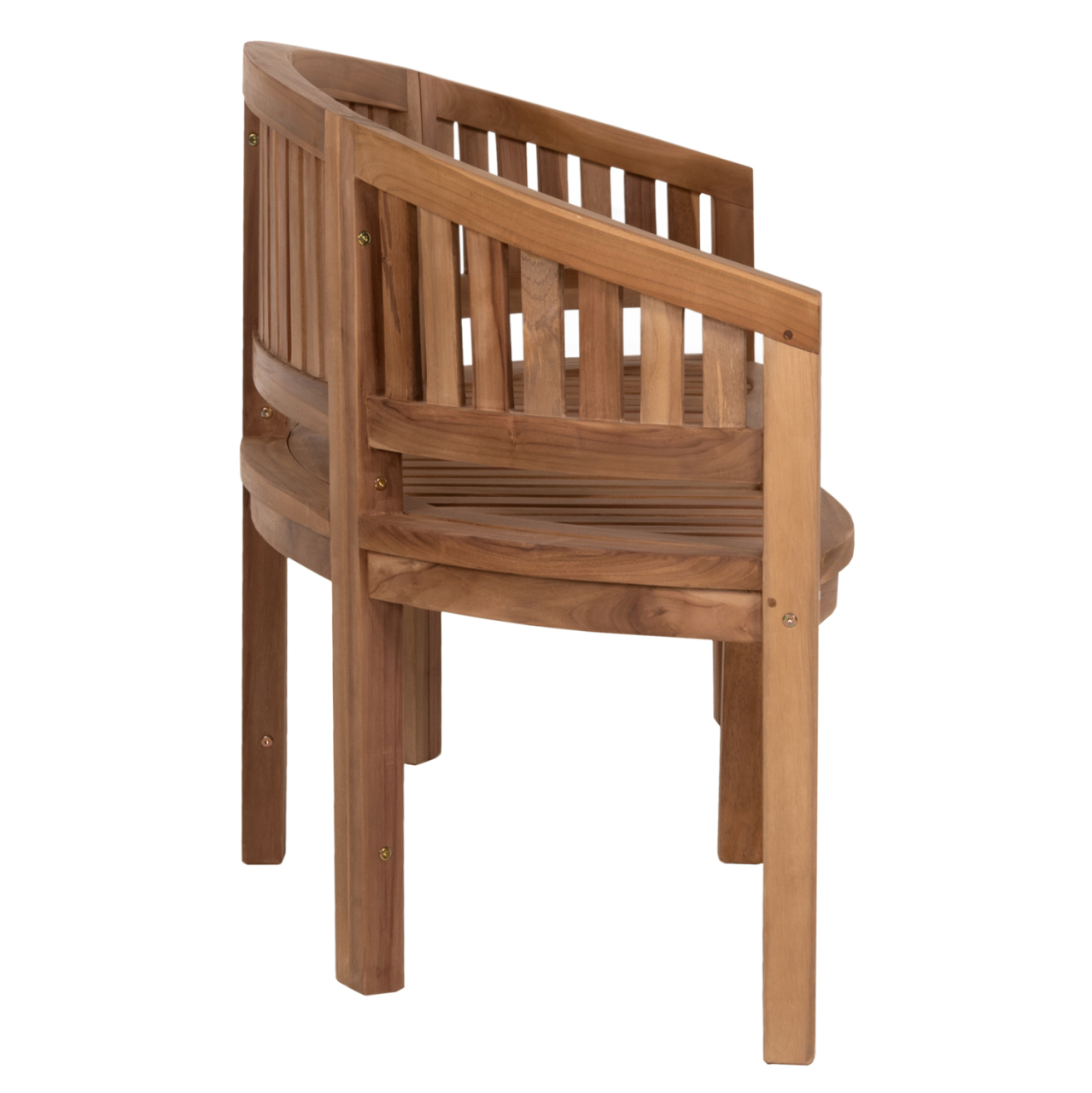 BENCH 2-SEATER CAPO HM9538 TEAK WOOD IN NATURAL COLOR 121X59X86Hcm. [4]