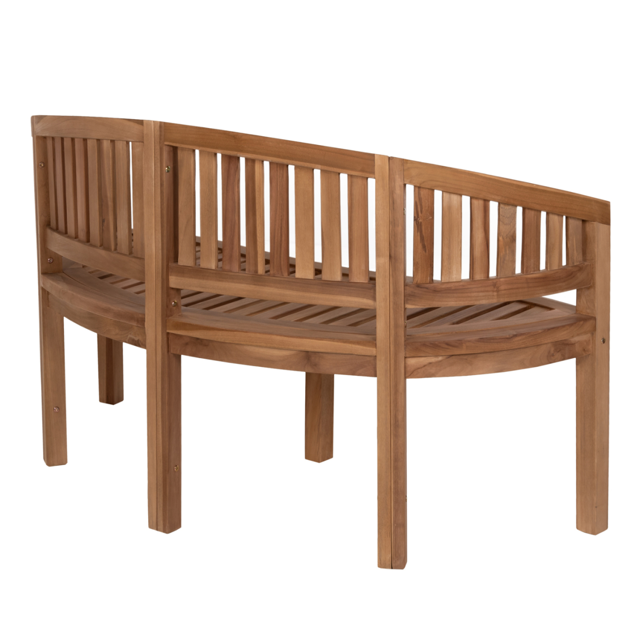 BENCH 2-SEATER CAPO HM9539 TEAK WOOD IN NATURAL COLOR 149x59x86Hcm. [5]