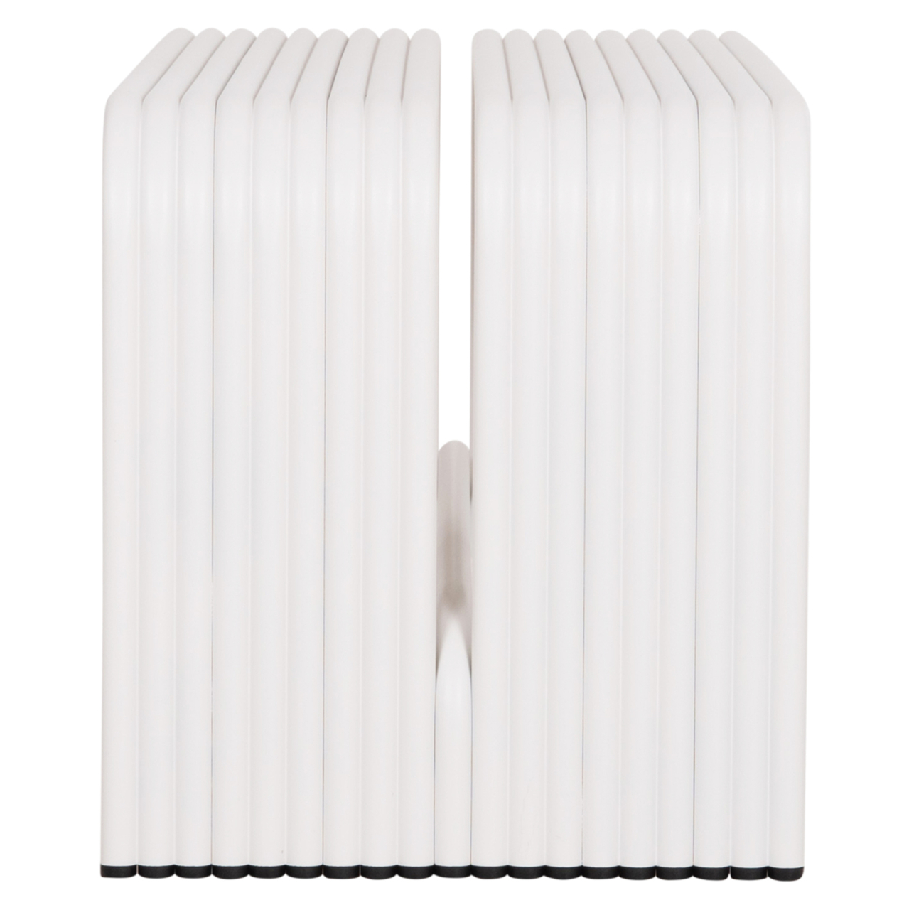 BENCH 2-SEATER SERIES INTREPID HM6327.02 ALUMINUM IN WHITE 109,5x37x42Hcm. [5]