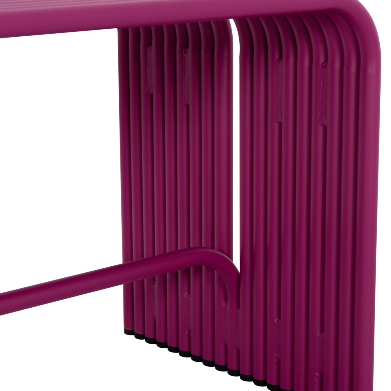 BENCH 2-SEATER SERIES INTREPID HM6327.05 ALUMINUM IN PURPLE COLOR 109,5x37x42Hcm. [8]