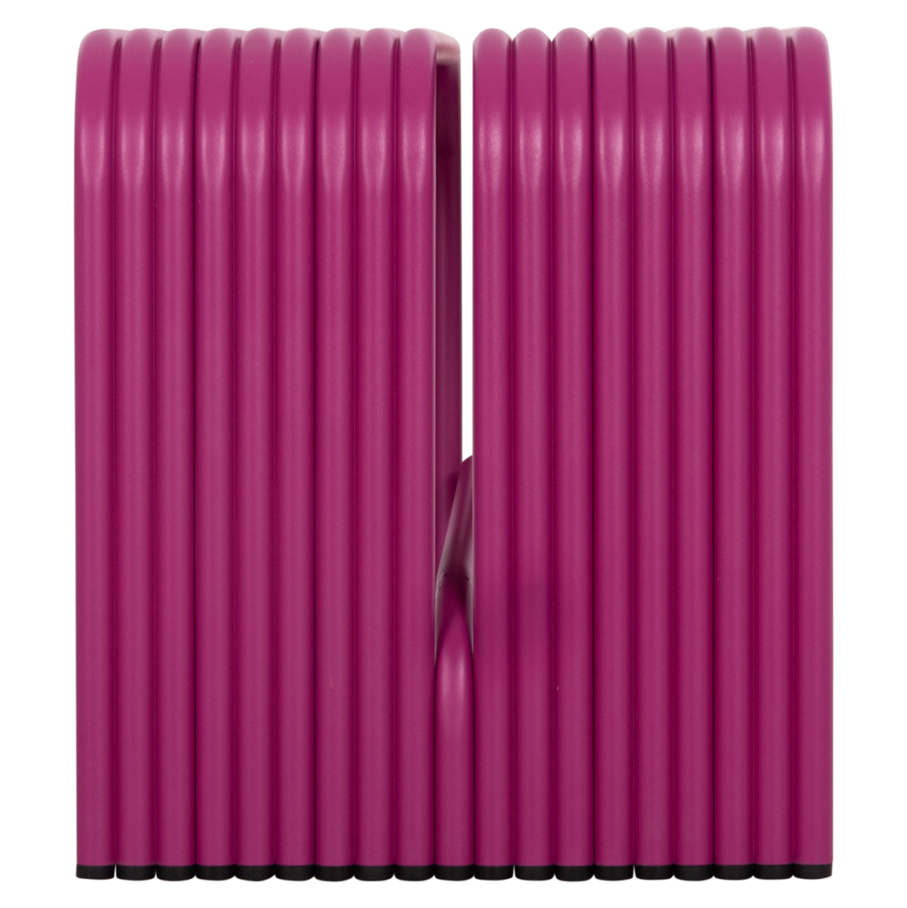 BENCH 2-SEATER SERIES INTREPID HM6327.05 ALUMINUM IN PURPLE COLOR 109,5x37x42Hcm. [4]