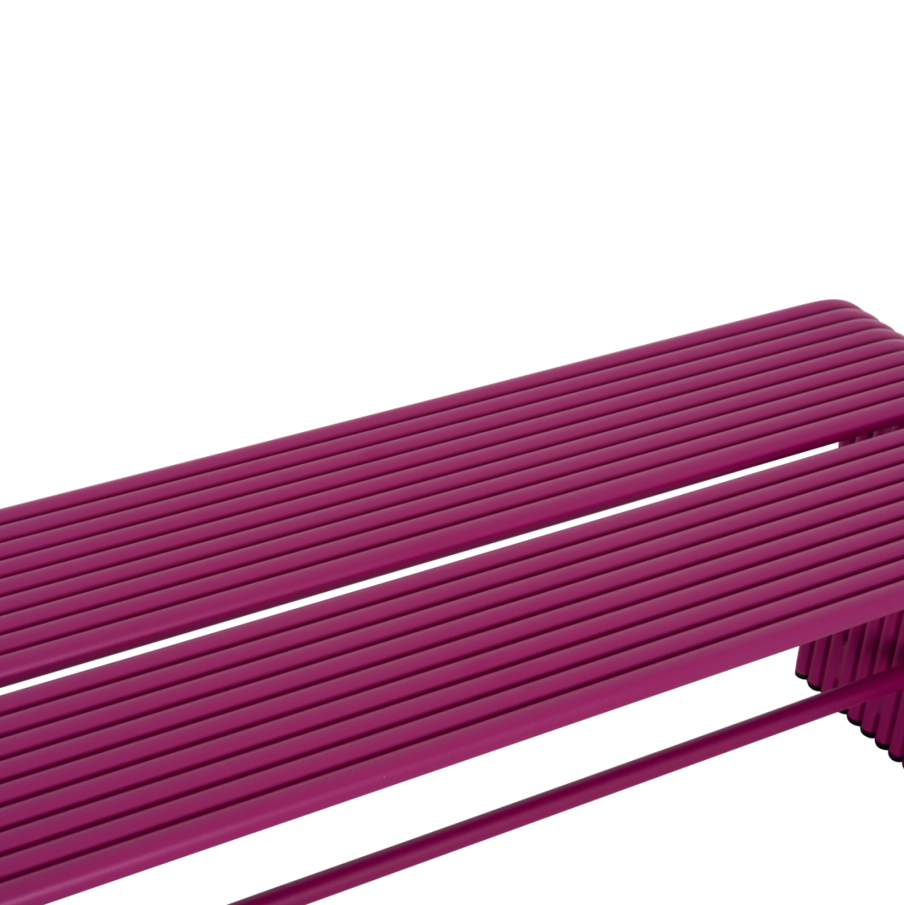 BENCH 2-SEATER SERIES INTREPID HM6327.05 ALUMINUM IN PURPLE COLOR 109,5x37x42Hcm. [7]