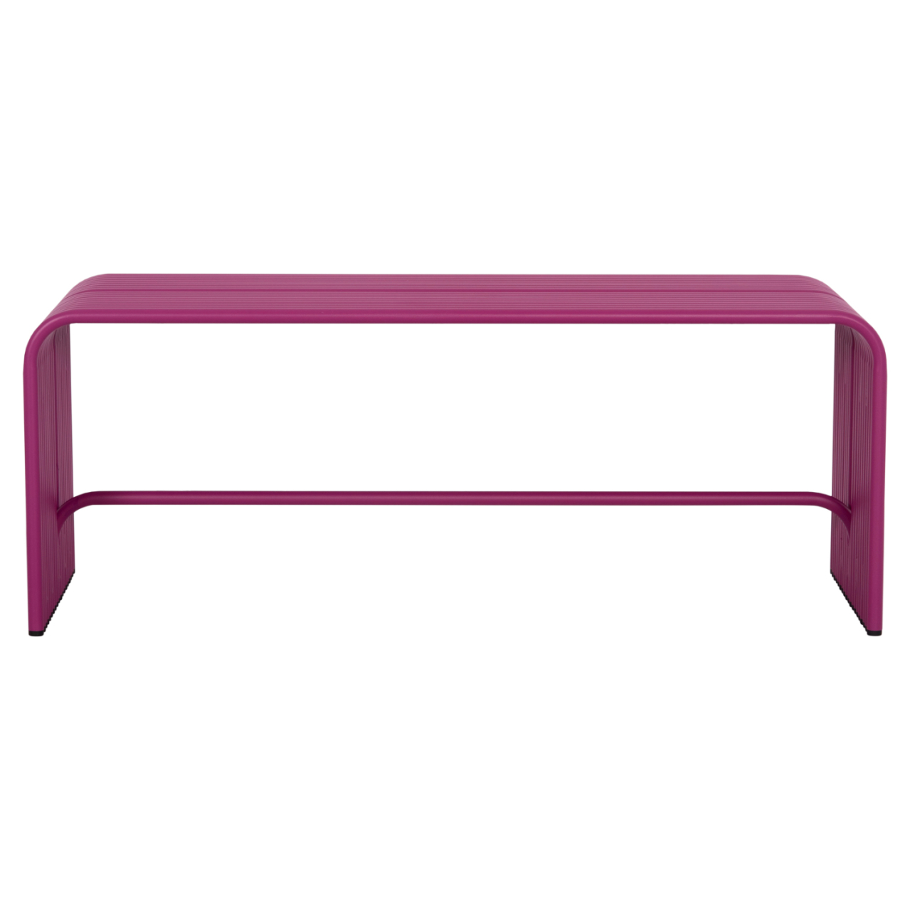 BENCH 2-SEATER SERIES INTREPID HM6327.05 ALUMINUM IN PURPLE COLOR 109,5x37x42Hcm. [3]